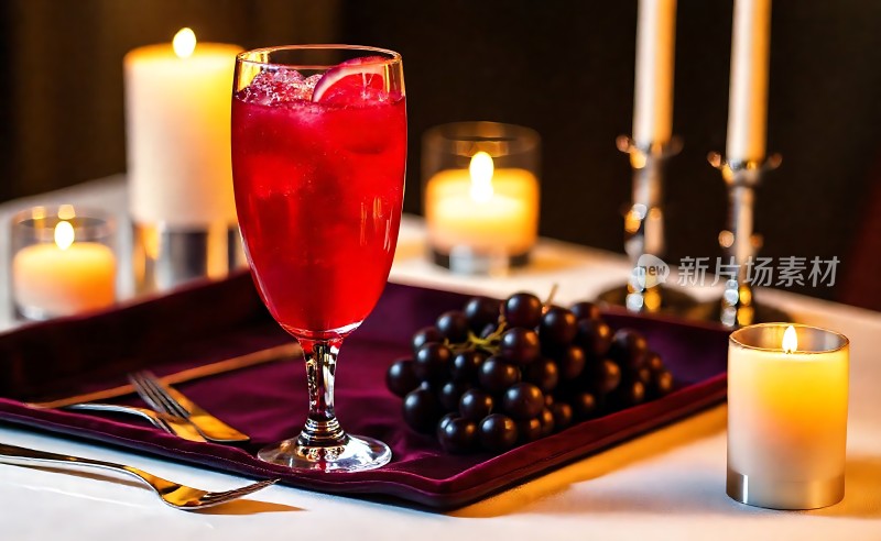 烛光晚餐浪漫时刻