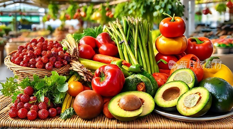 新鲜蔬果大集合健康美味任您选！