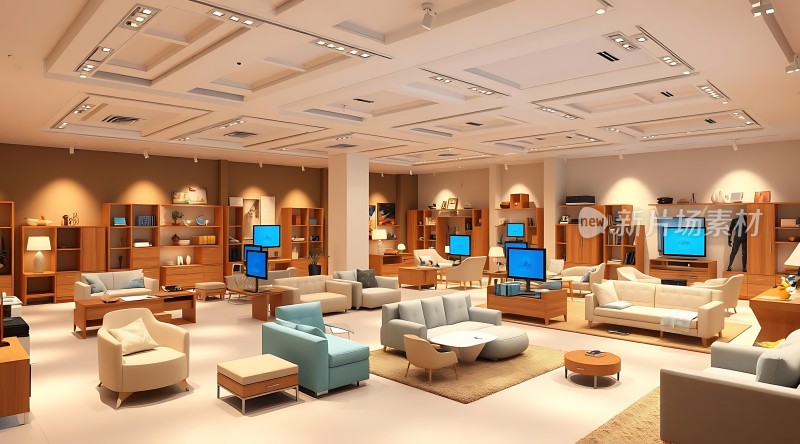 现代家居展示空间温馨舒适家具陈列