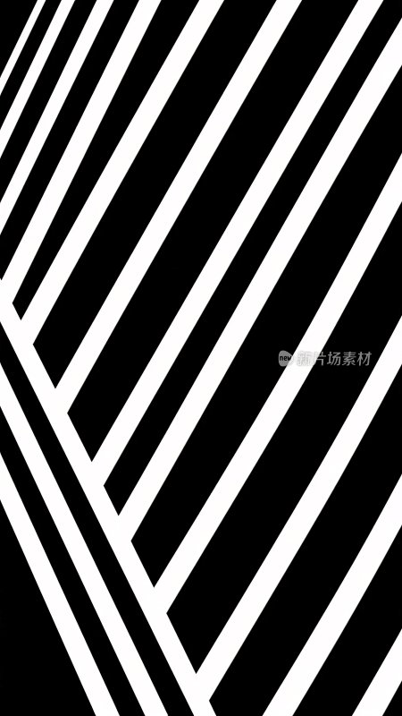 黑白条纹几何图案