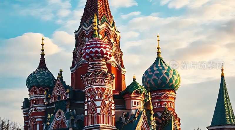 圣瓦西里大教堂俄罗斯建筑的瑰宝