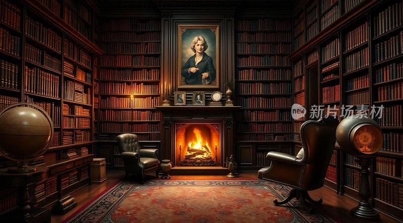 书房里的温暖与智慧