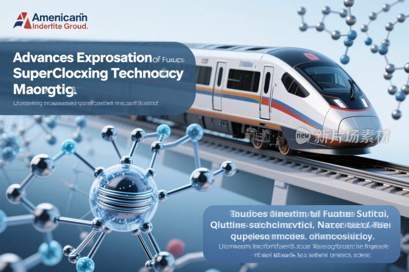 高速列车纳米科技宣传图