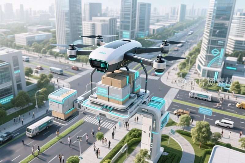 未来智能配送场景