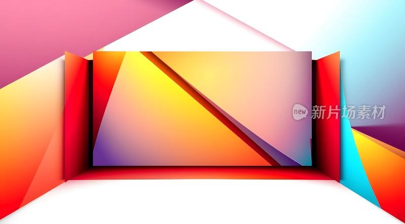 多彩几何艺术展示