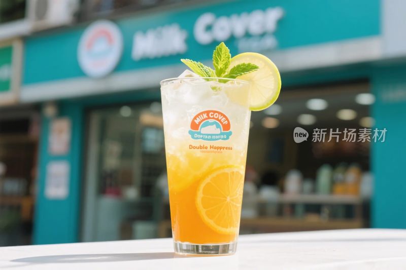 清新饮品展示图