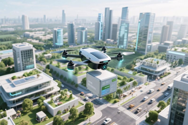城市无人机配送场景