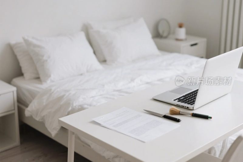 简约卧室办公场景