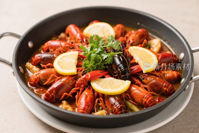 小龙虾美食料理图