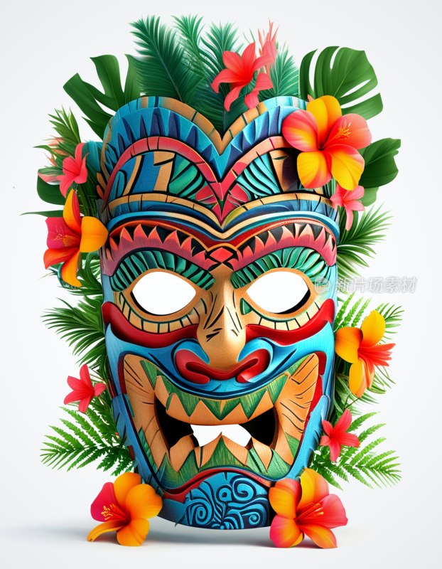 夏威夷提基面具