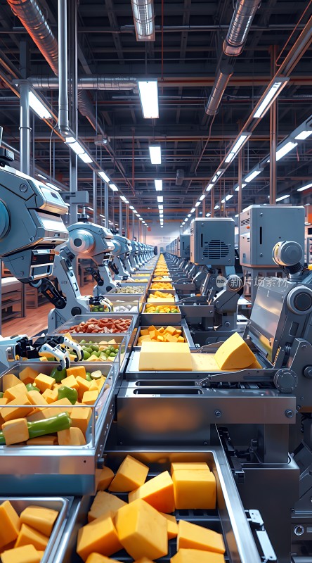 机器人工厂自动化生产线