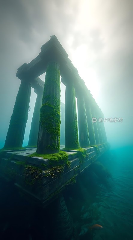 水下古建筑遗迹