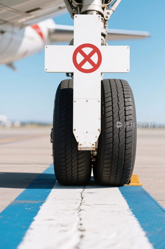 飞机起落架特写