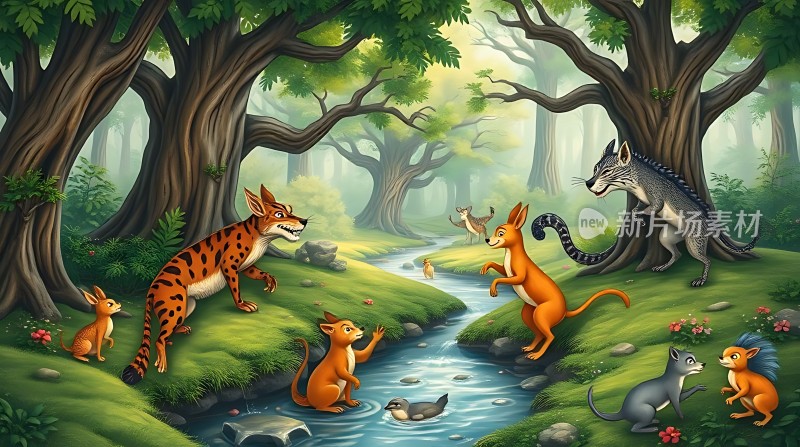 森林里的动物们
