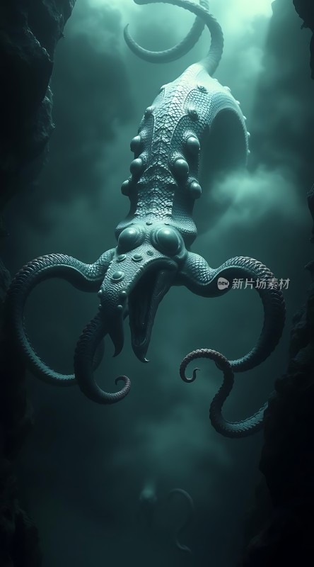 深海巨怪神秘生物的惊悚瞬间