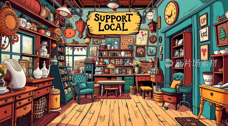 支持本地商店