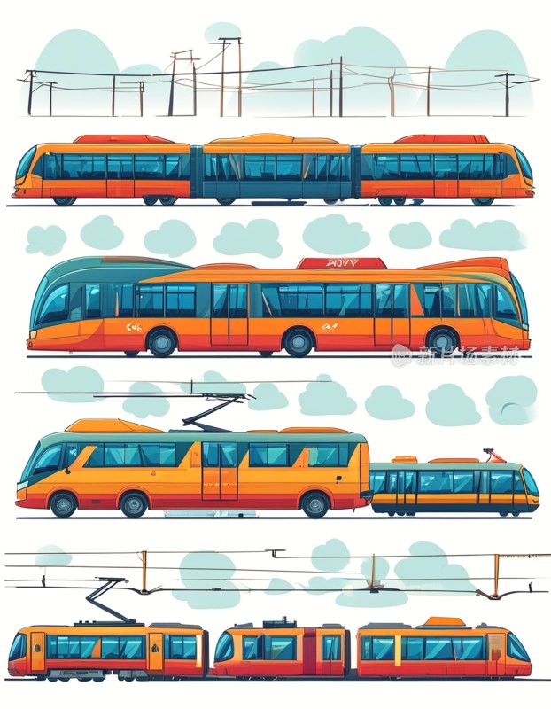 交通图标矢量集