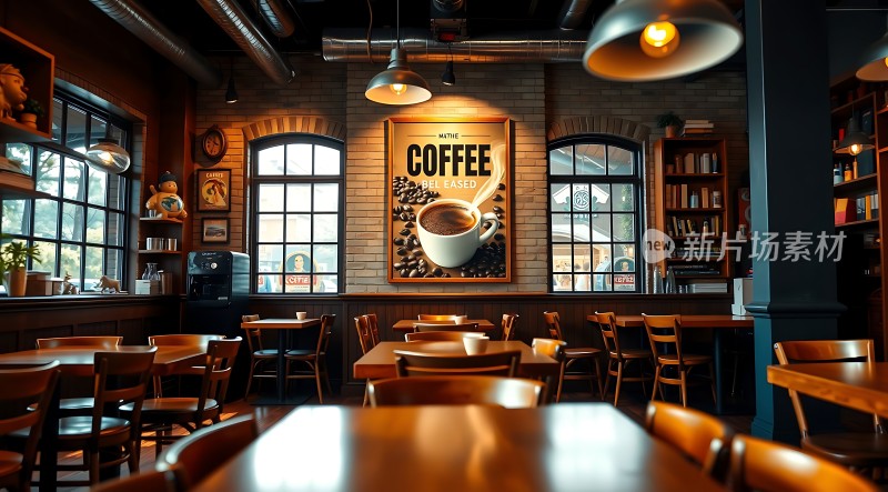 咖啡店温馨氛围