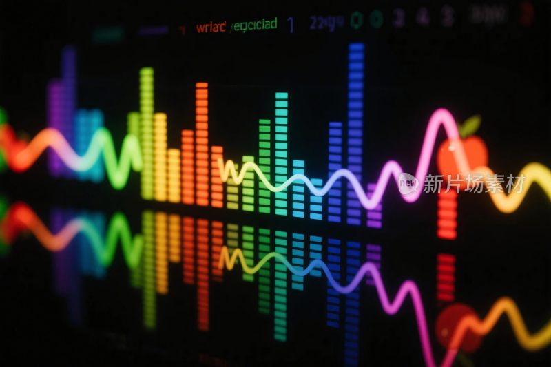 彩色音波可视化界面