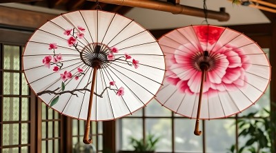 古风油纸伞下的优雅时光