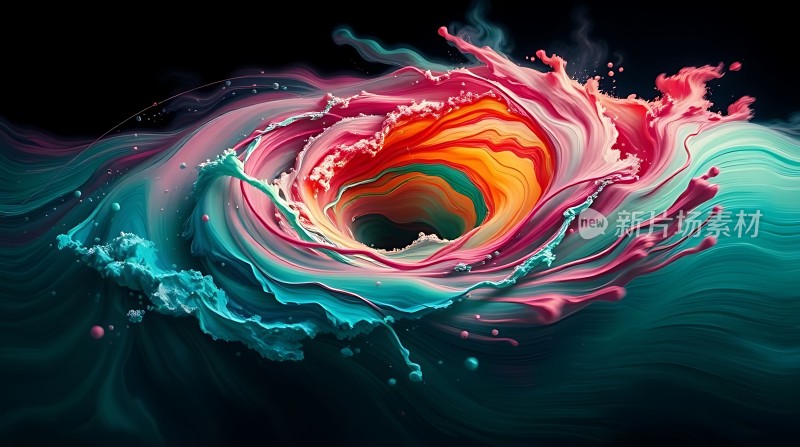 彩色漩涡