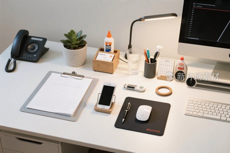 精致办公桌面布置