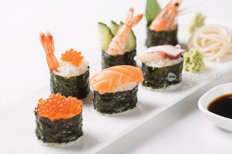 日式寿司美食展示