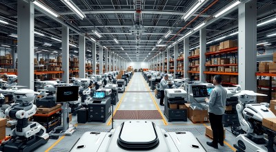 智能仓储机器人协作高效作业 智能仓储机器人协作高效作业