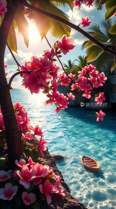 阳光下的热带风情