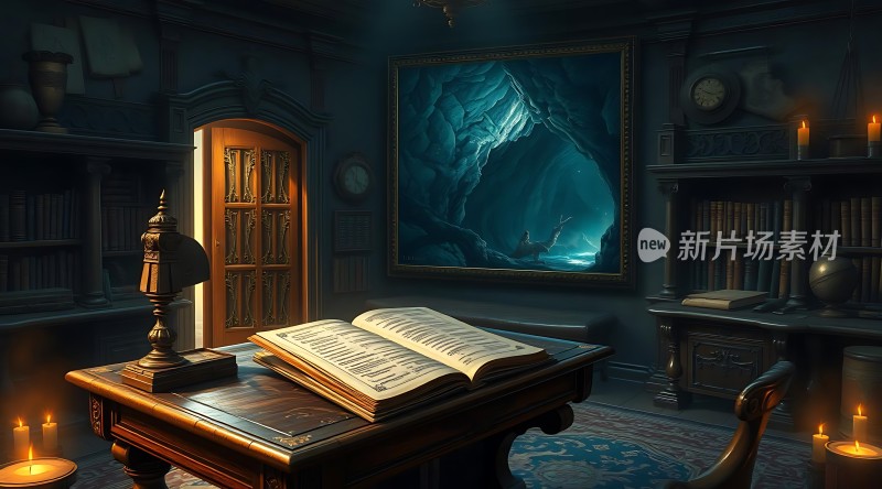 神秘书房里的探险故事