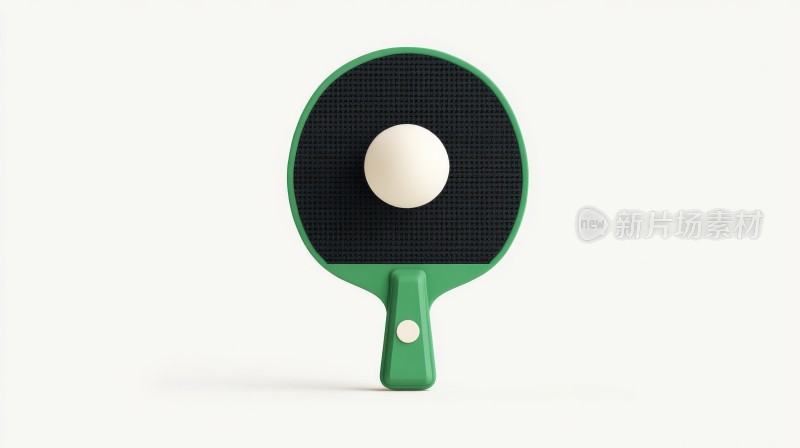 乒乓球，体育运动卡通插画