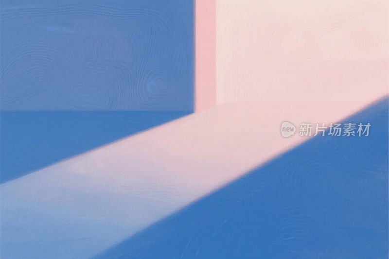 抽象几何光影插画