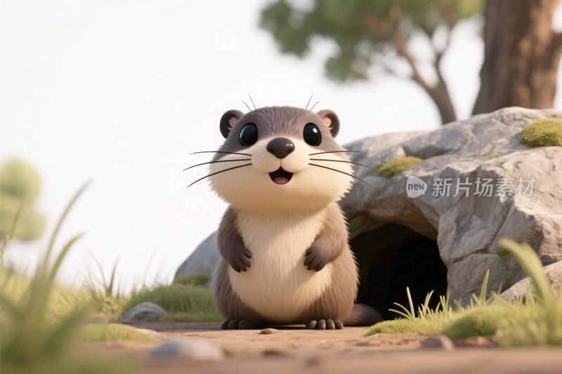 卡通动物插画形象