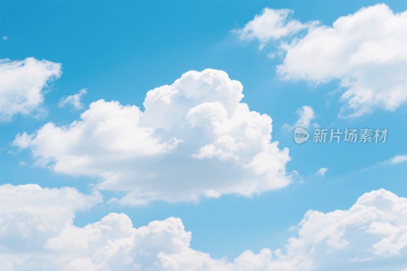 蓝天白云风景图