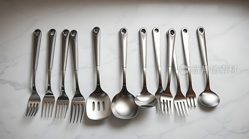 不锈钢餐具展示