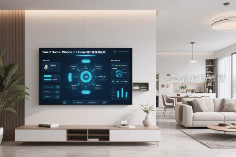现代客厅智能电视界面