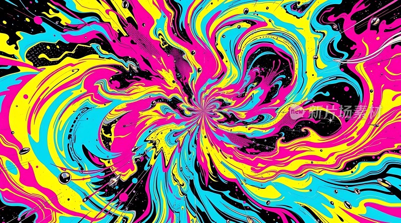 五彩斑斓的漩涡世界