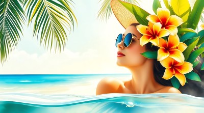 阳光下的热带风情