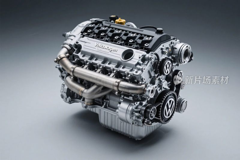 汽车发动机特写