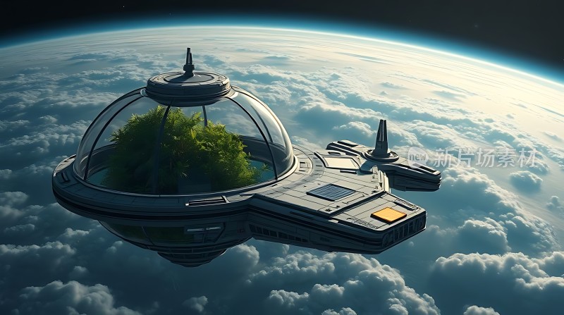 太空绿洲未来生态飞船
