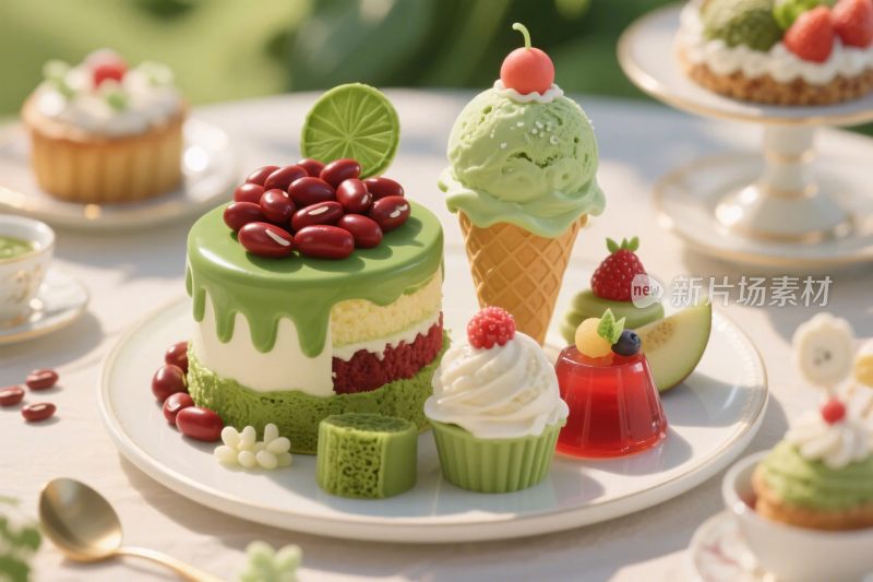 精美甜品甜点展示