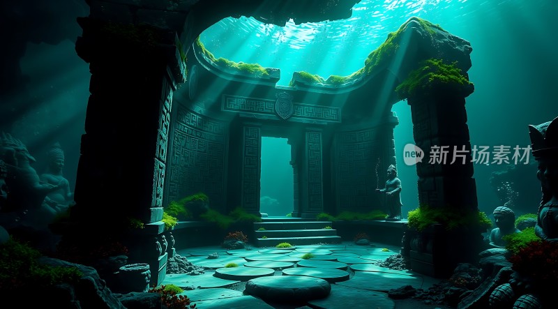 水下古建筑遗迹