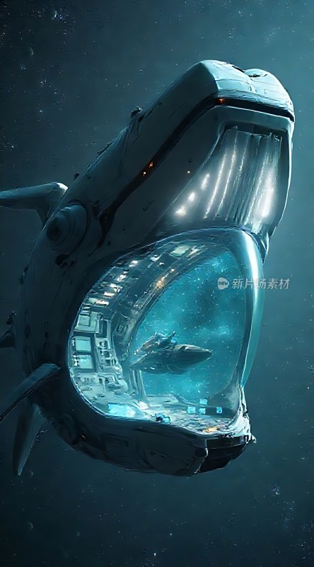 星际探索者号宇宙深处的神秘巨舰