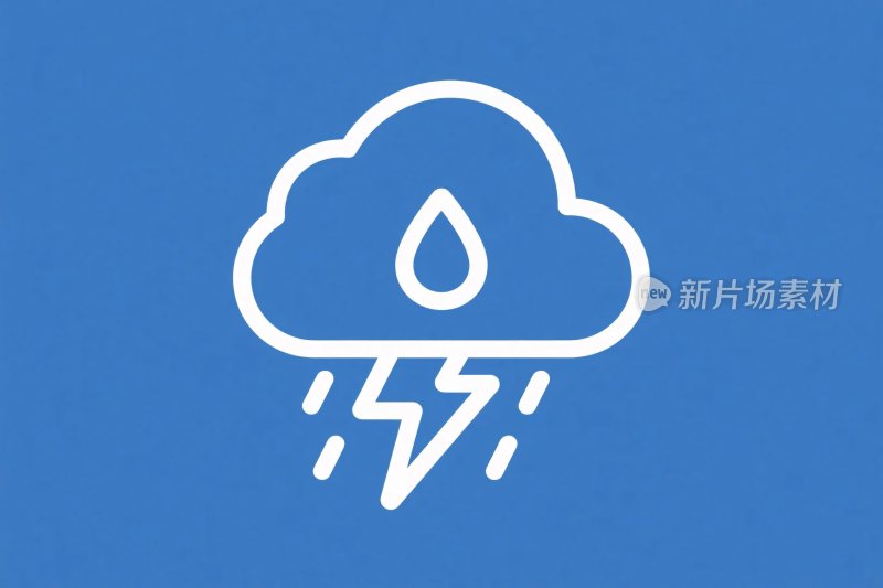 天气状态图标插画