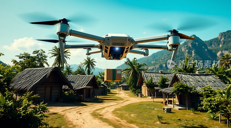 无人机配送服务连接偏远山村生活