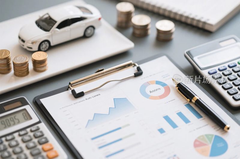 商务财务办公场景