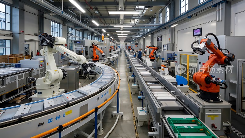 工业机器人生产线高效运作