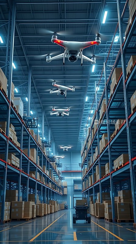 智能仓储无人机高效作业