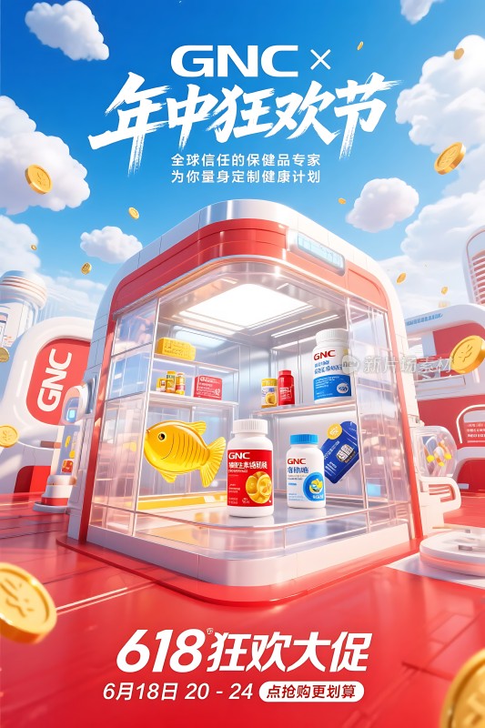 GNC年中狂欢节 618狂欢大促