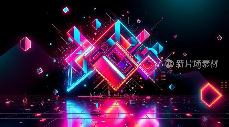 未来科技几何世界